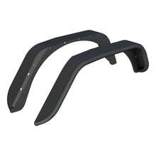 Load image into Gallery viewer, ARIES 2500211 Smooth Carbide Black Aluminum Rear Jeep Wrangler JK Fender Flares for Off-Road-Style Wheels for Select Jeep Wrangler
