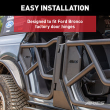 Load image into Gallery viewer, ARIES 2500250 Rear Black Aluminum Tube Doors for Ford Bronco 4-Door for Select Ford Bronco
