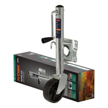 Load image into Gallery viewer, CURT 25003 Marine Trailer Jack with 6" Wheel (1,000 lbs, 10" Travel, Packaged)