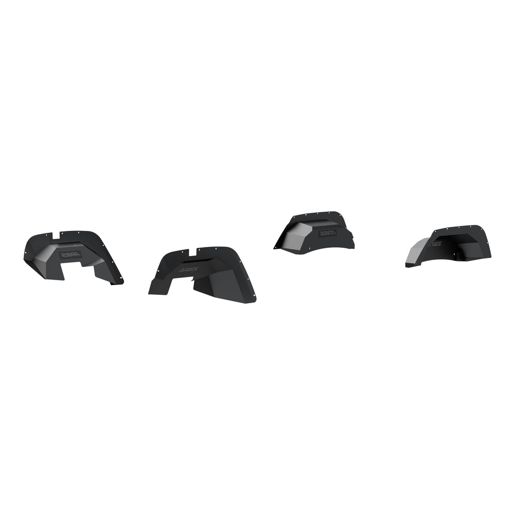 ARIES 2500450 Jeep Wrangler JK Aluminum Front and Rear Inner Fender Liners for Select Jeep Wrangler