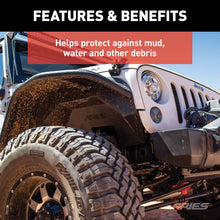 Load image into Gallery viewer, ARIES 2500450 Jeep Wrangler JK Aluminum Front and Rear Inner Fender Liners for Select Jeep Wrangler