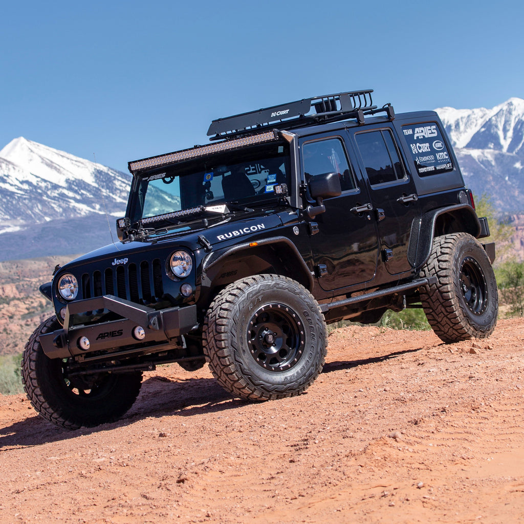 ARIES 2500450 Jeep Wrangler JK Aluminum Front and Rear Inner Fender Liners for Select Jeep Wrangler