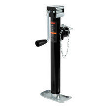 Load image into Gallery viewer, CURT 25005 Pipe-Mount Swivel Trailer Jack with Side Handle (5,000 lbs, 15" Travel)