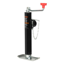 Load image into Gallery viewer, CURT 25006 Pipe-Mount Swivel Trailer Jack with Top Handle (5,000 lbs, 10" Travel)