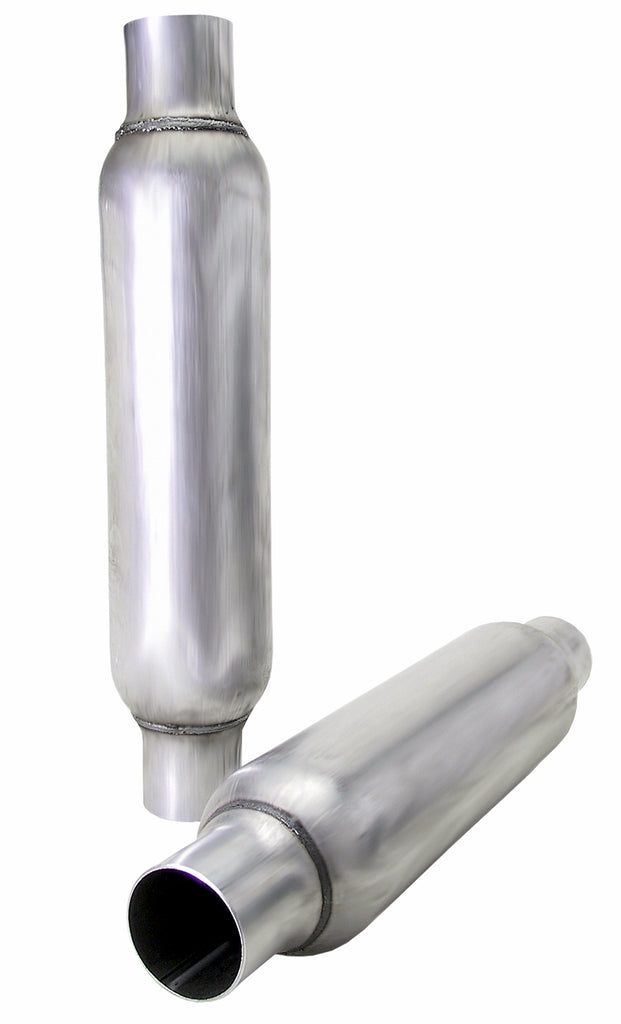 Hedman Hedders 25007 3-1/2 in. x 18 in. Glass Pack Muffler For 2-1/4 in. Exhaust
