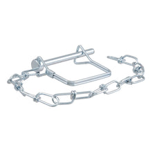 Load image into Gallery viewer, CURT 25012 1/4" Safety Pin with 12" Chain (2-3/4" Pin Length)
