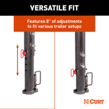 Load image into Gallery viewer, CURT 25030 2-5/16" Adjustable Gooseneck Coupler, 30K, Round Tube
