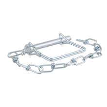 Load image into Gallery viewer, CURT 25035 5/16" Safety Pin with 12" Chain (3" Pin Length, Packaged)