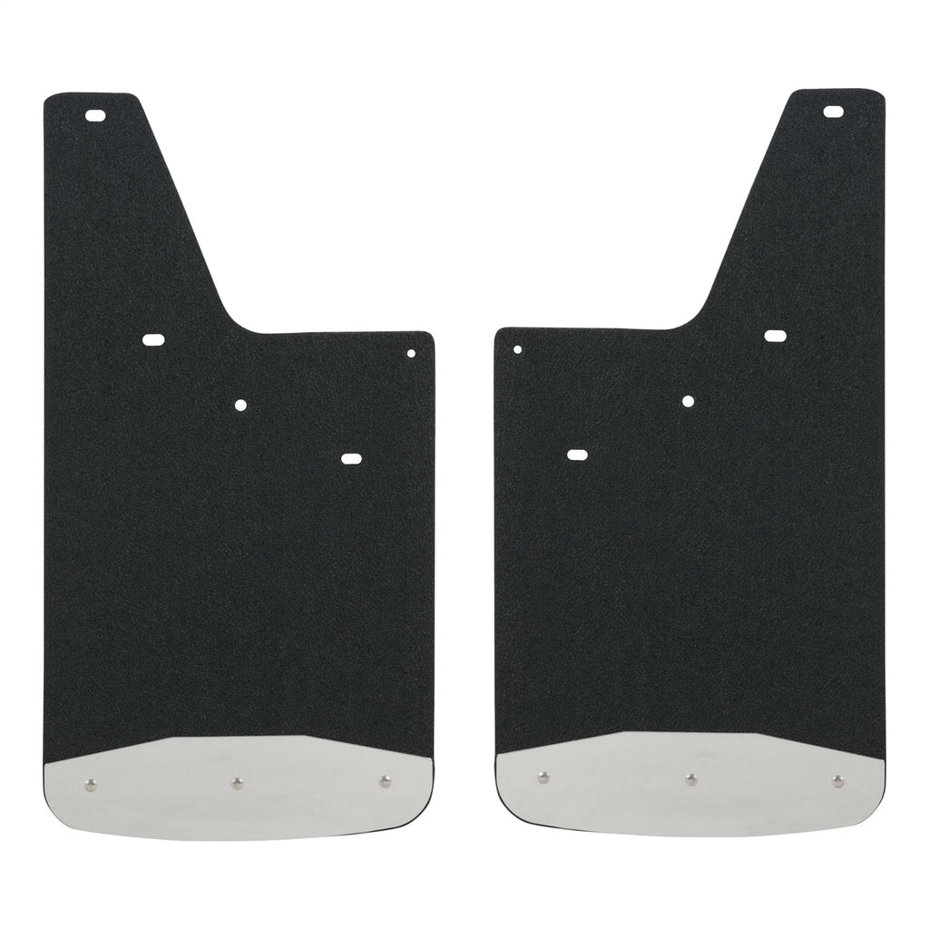 Luverne 250743 LUVERNE 250743 Front or Rear 12-Inch x 23-Inch Textured Rubber Mud Guards; Selec for Select Chevrolet Silverado 1500, Chevrolet Silverado HD, Chevrolet Silverado HD, GMC Sierra 1500, GMC Sierra HD, GMC Sierra HD