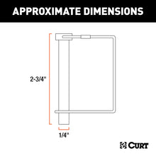 Load image into Gallery viewer, CURT 25080 1/4" Safety Pin (2-3/4" Pin Length)