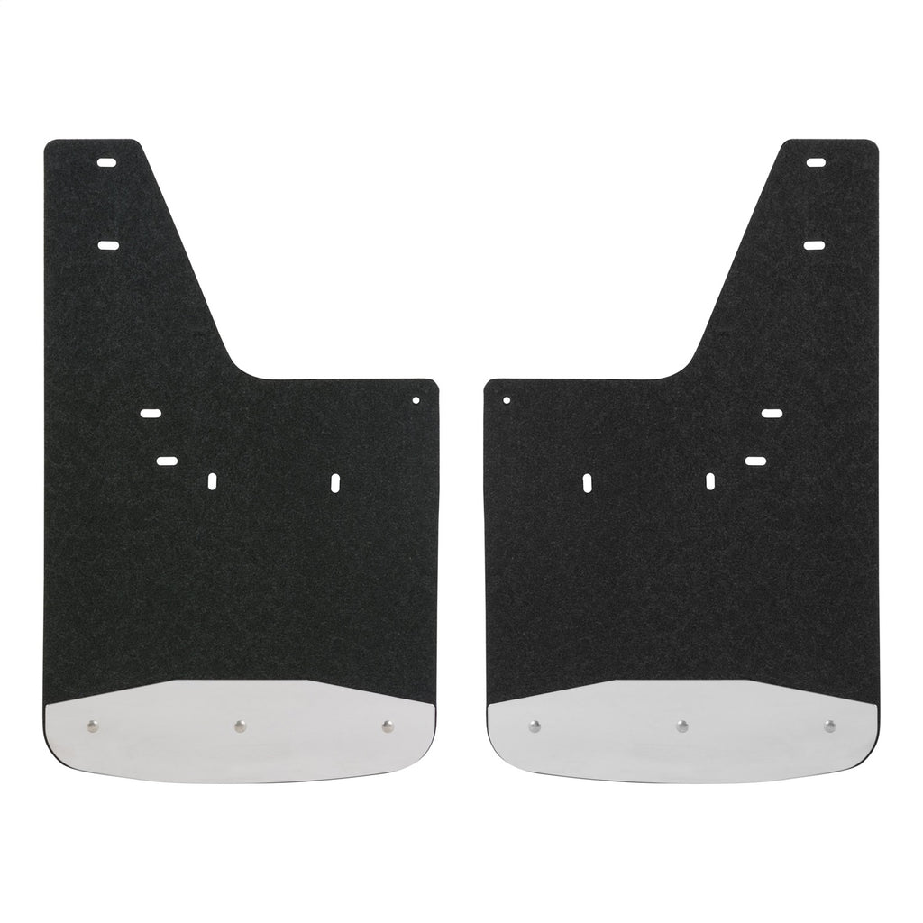 Luverne 250931 LUVERNE 250931 Rear 12-Inch x 20-Inch Textured Rubber Mud Guards; Select Dodge; for Select Dodge Ram 1500, Dodge Ram 2500, Dodge Ram 3500, Ram 1500, Ram Classic, Ram 2500, Ram