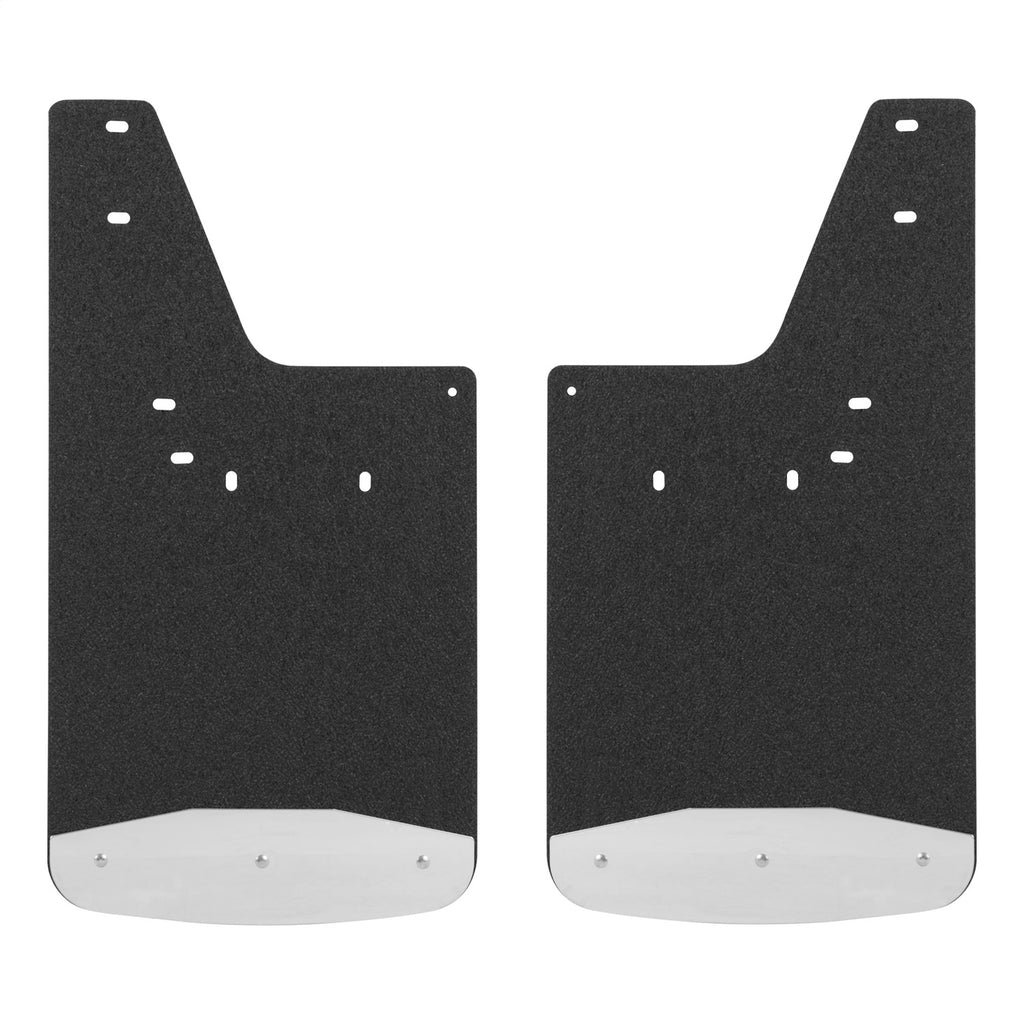 Luverne 250933 LUVERNE 250933 Rear 12-Inch x 23-Inch Textured Rubber Mud Guards; Select Dodge; for Select Dodge Ram 1500, Dodge Ram 2500, Dodge Ram 3500, Ram 1500, Ram Classic, Ram 2500, Ram