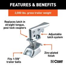 Load image into Gallery viewer, CURT 25094 Replacement 1-7/8" Posi-Lock Coupler Latch for Straight-Tongue Couplers
