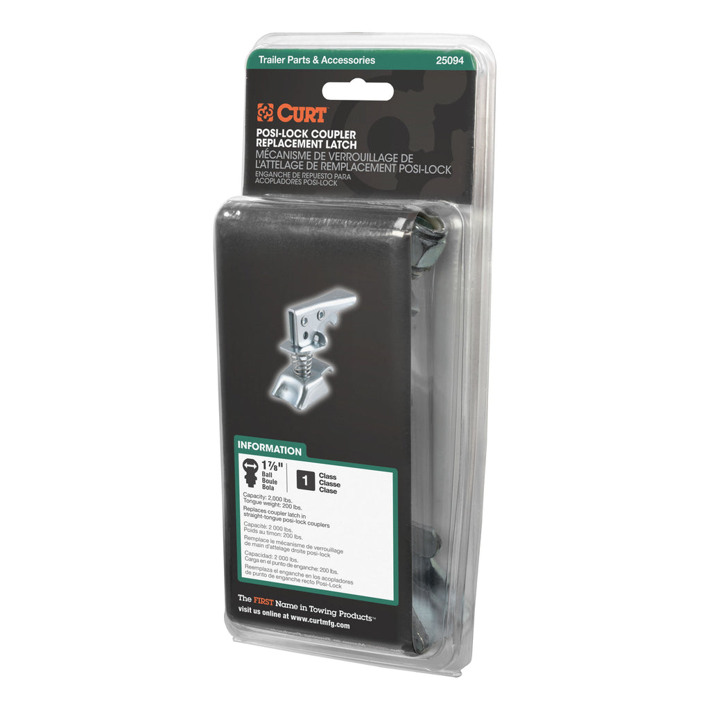 CURT 25094 Replacement 1-7/8" Posi-Lock Coupler Latch for Straight-Tongue Couplers