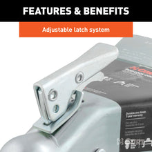 Load image into Gallery viewer, CURT 25101 2" A-Frame Coupler with Posi-Lock (5,000 lbs, Zinc)