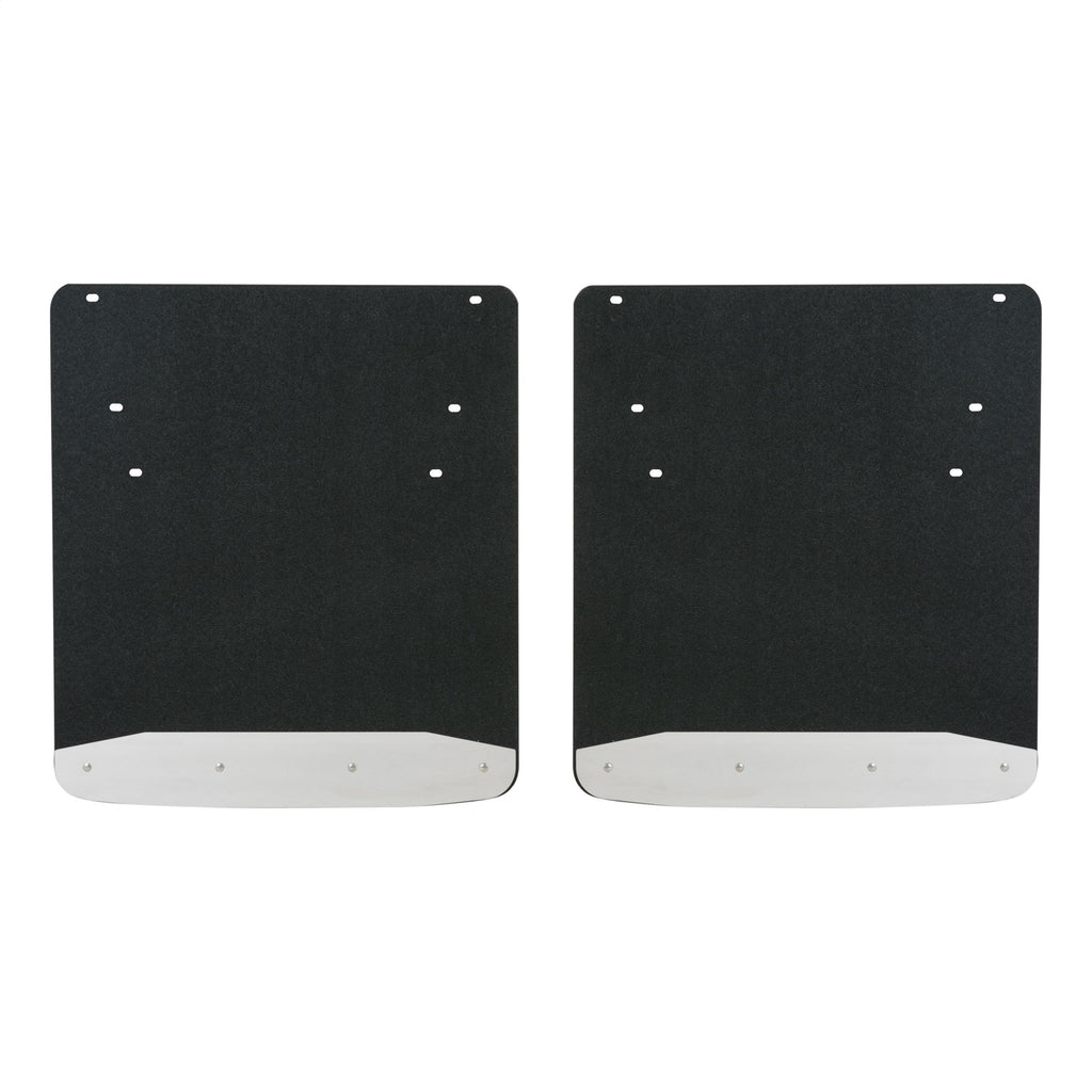 Luverne 251034 LUVERNE 251034 Rear Dually 20-Inch x 23-Inch Textured Rubber Mud Guards; Select for Select Dodge Ram 3500, Ram