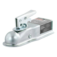 Load image into Gallery viewer, CURT 25105 1-7/8" Straight-Tongue Coupler with Posi-Lock (2-1/2" Channel, 2,000 lbs, Zinc)