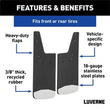 Load image into Gallery viewer, Luverne 251123 LUVERNE 251123 Front or Rear 12-Inch x 23-Inch Textured Rubber Mud Guards; Selec for Select Ford F-250 Super Duty, Ford F-350 Super Duty, Ford F-450 Super Duty, Ford F-550 Super Duty