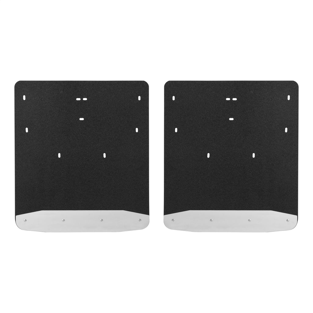 Luverne 251124 LUVERNE 251124 Rear Dually 20-Inch x 23-Inch Textured Rubber Mud Guards; Select for Select Ford F-350 Super Duty, Ford F-450 Super Duty