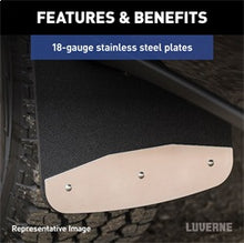Load image into Gallery viewer, Luverne 251124 LUVERNE 251124 Rear Dually 20-Inch x 23-Inch Textured Rubber Mud Guards; Select for Select Ford F-350 Super Duty, Ford F-450 Super Duty