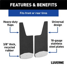Load image into Gallery viewer, Luverne 251220 LUVERNE 251220 Universal Front or Rear 12-Inch x 20-Inch Textured Rubber Mud Gua