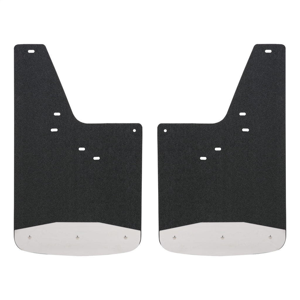 Luverne 251445 LUVERNE 251445 Rear 12-Inch x 23-Inch Textured Rubber Mud Guards; Select Chevrol for Select Chevrolet Silverado 1500, Chevrolet Silverado LTD