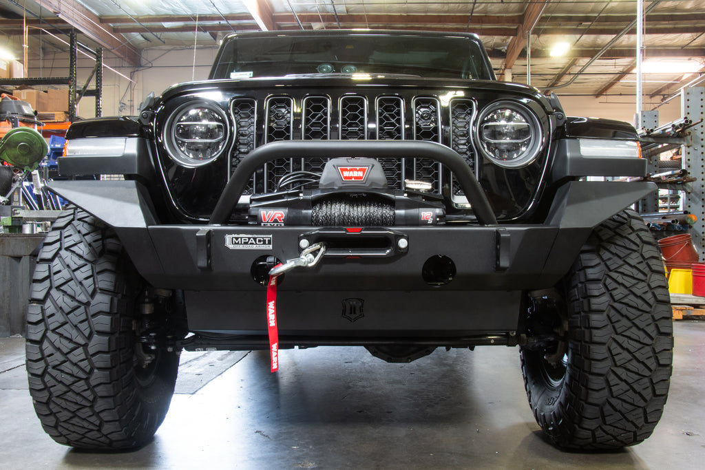 ICON Impact Series Offroad Armor 25153 18-UP JEEP JL / 20-UP JT FRONT IMPACT FULL WIDTH WINGS for Select Jeep Gladiator, Jeep Wrangler