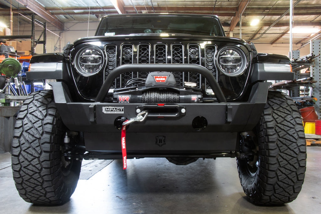 ICON Impact Series Offroad Armor 25152 18-UP JEEP JL / 20-UP JT FRONT IMPACT MID WIDTH WINGS for Select Jeep Gladiator, Jeep Wrangler