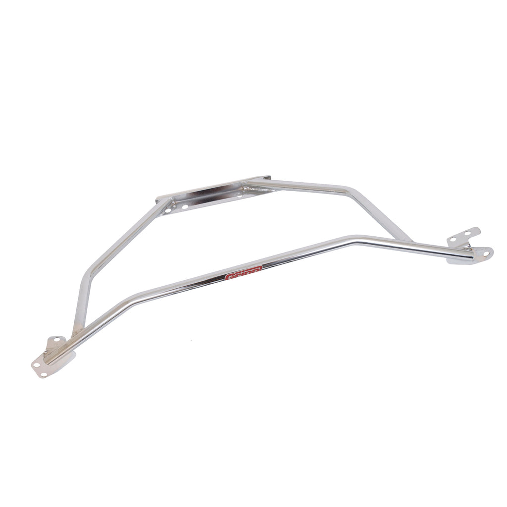 BBK Performance Parts 25160 1994-2004 MUSTANG V6 GT STRUT TOWER BRACE (Powder Coated Chrome FINISH) for Select Ford Mustang