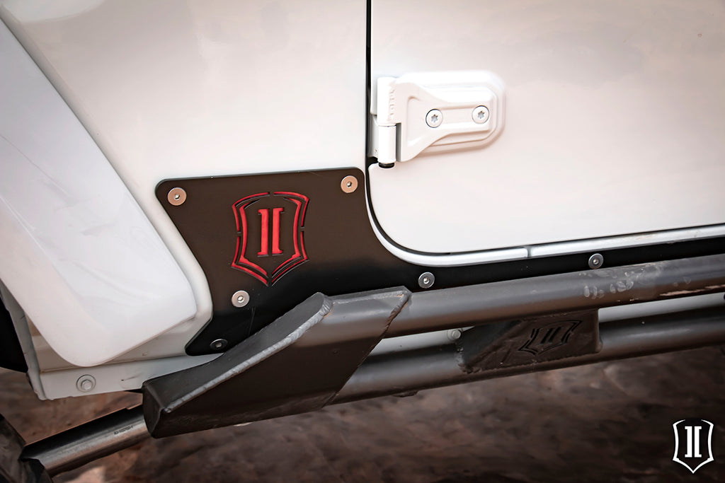 ICON Impact Series Offroad Armor 25163 18-UP JEEP JL 4DR BODY ARMOR for Select Jeep Wrangler