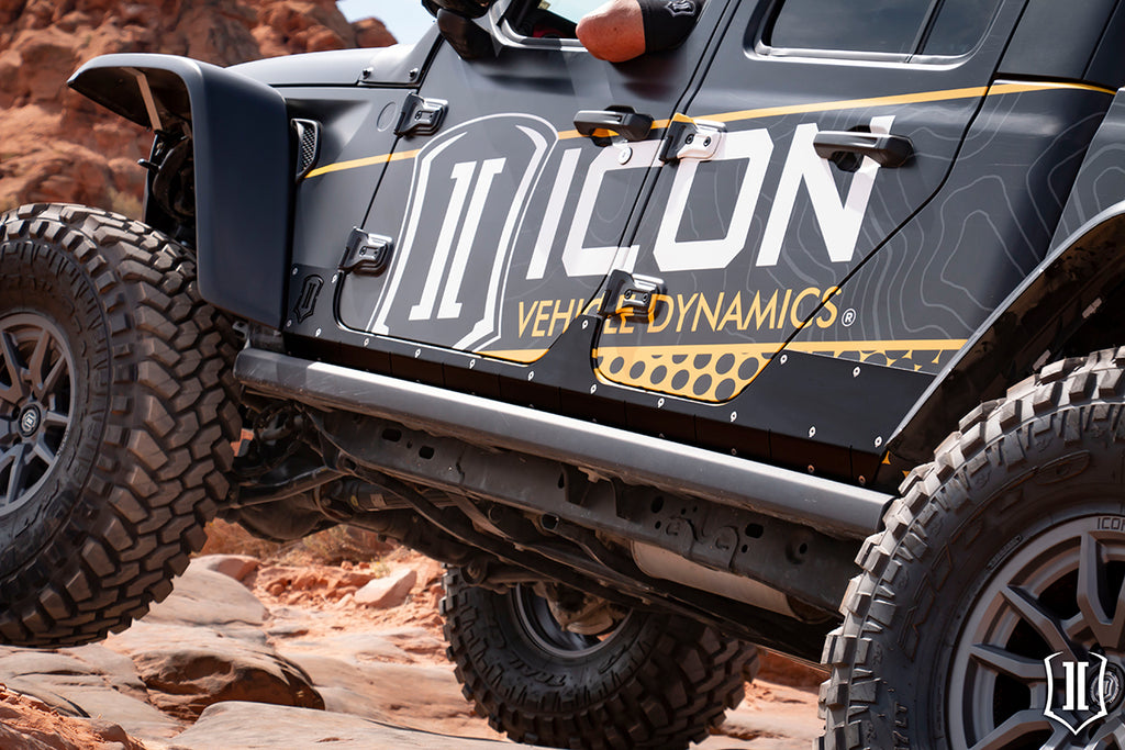 ICON Impact Series Offroad Armor 25169 20-UP JEEP JT BODY ARMOR for Select Jeep Wrangler