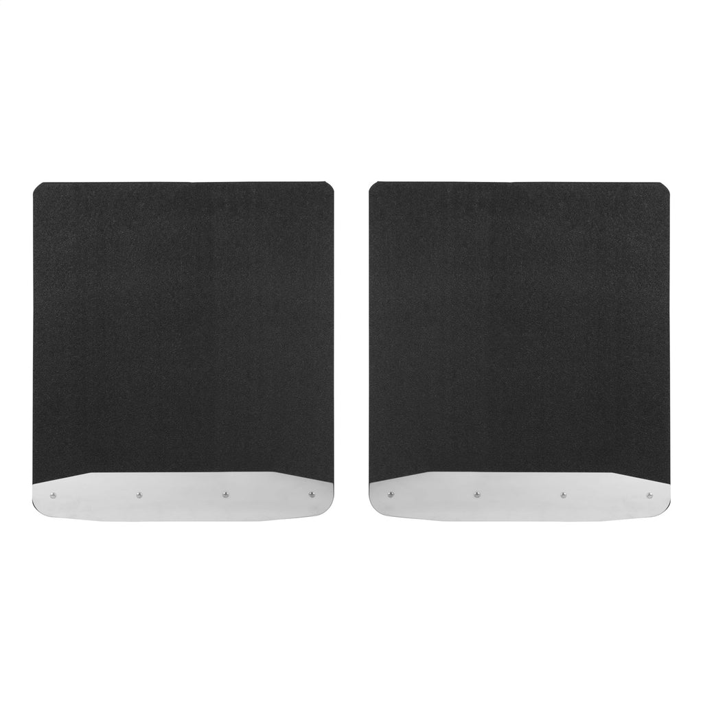 Luverne 251724 LUVERNE 251724 Rear Dually 20-Inch x 23-Inch Textured Rubber Mud Guards; Select for Select Ford F-350 Super Duty, Ford F-450 Super Duty