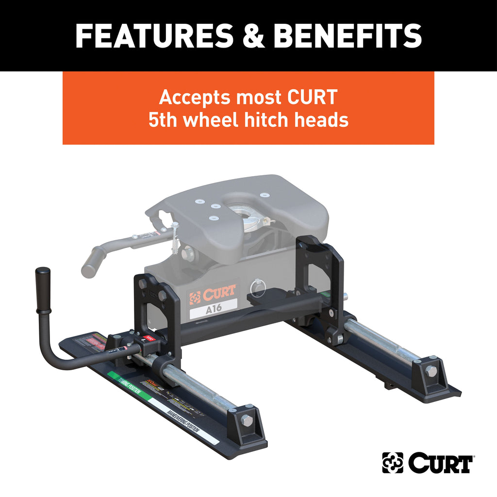 CURT 16560 CURT 16560 R16 5th Wheel Roller for Short Bed Trucks; 16;000 lbs - Truck Part Superstore