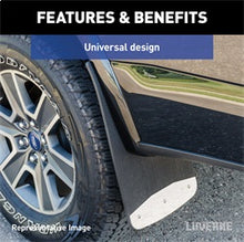 Load image into Gallery viewer, Luverne 252023 LUVERNE 252023 Universal Dually 20-Inch x 23-Inch Textured Rubber Mud Guards wit
