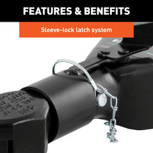 Load image into Gallery viewer, CURT 25227 2-5/16" A-Frame Coupler with Sleeve-Lock (12,500 lbs, Black)