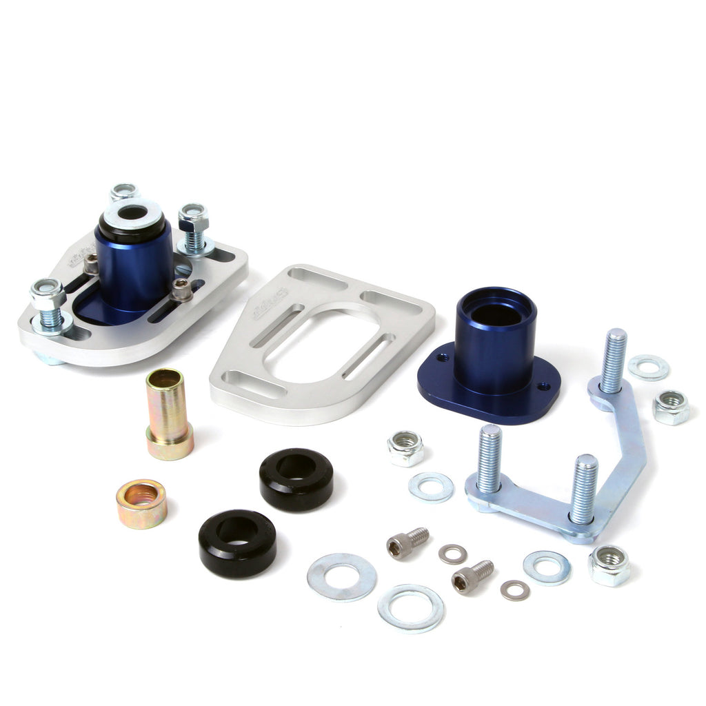 BBK Performance Parts 2525 1979-1993 MUSTANG FRONT CASTER CAMBER PLATE KIT (CNC BILLET ALUMINUM) for Select Ford Mustang