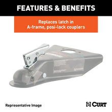 Load image into Gallery viewer, CURT 25294 Replacement 2" Posi-Lock Coupler Latch for A-Frame Couplers