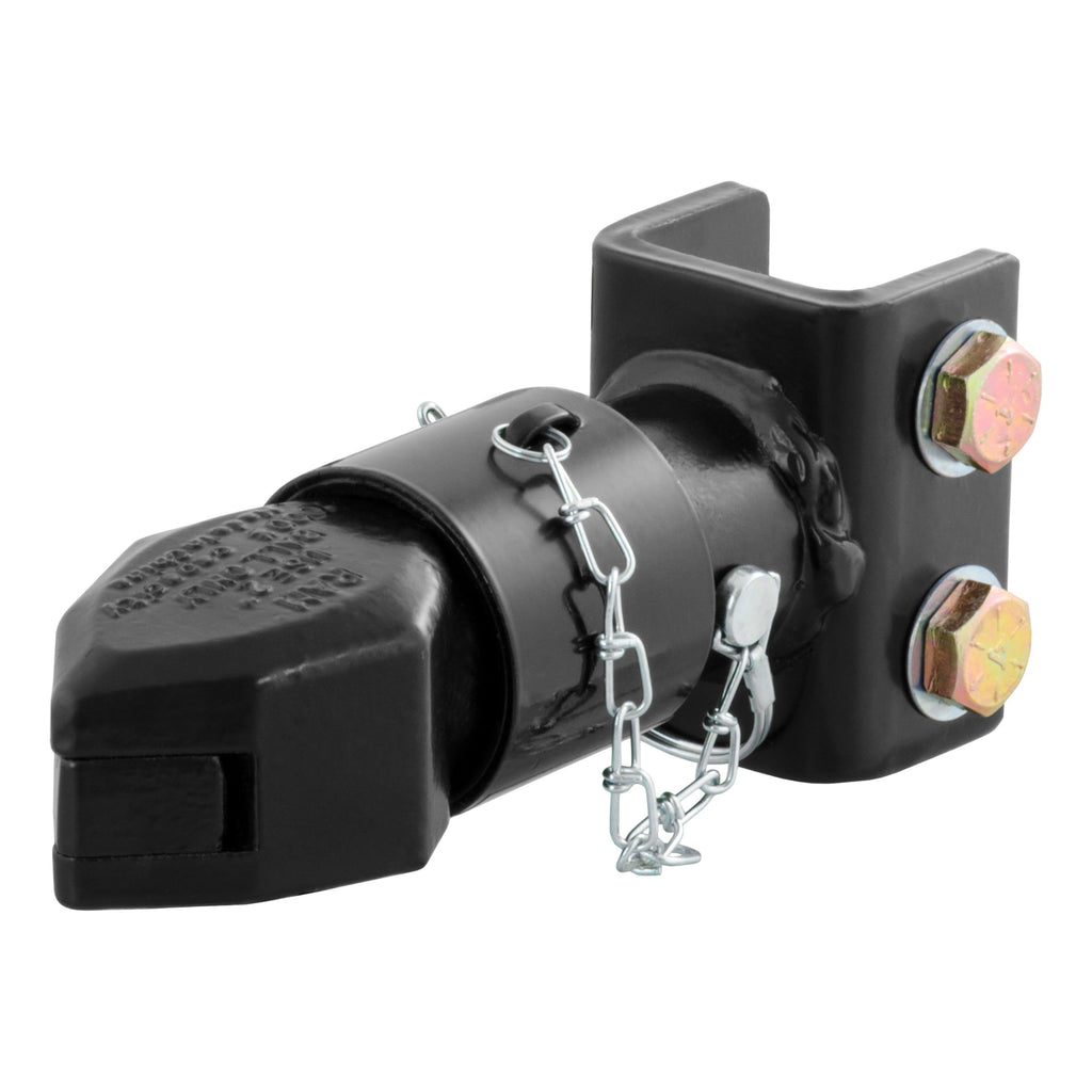CURT 25319 2" Channel-Mount Coupler with Sleeve-Lock (7,000 lbs, Black)