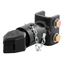 Load image into Gallery viewer, CURT 25319 2" Channel-Mount Coupler with Sleeve-Lock (7,000 lbs, Black)