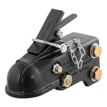 Load image into Gallery viewer, CURT 25328 2-5/16" Channel-Mount Coupler with Easy-Lock (15,000 lbs, Black)