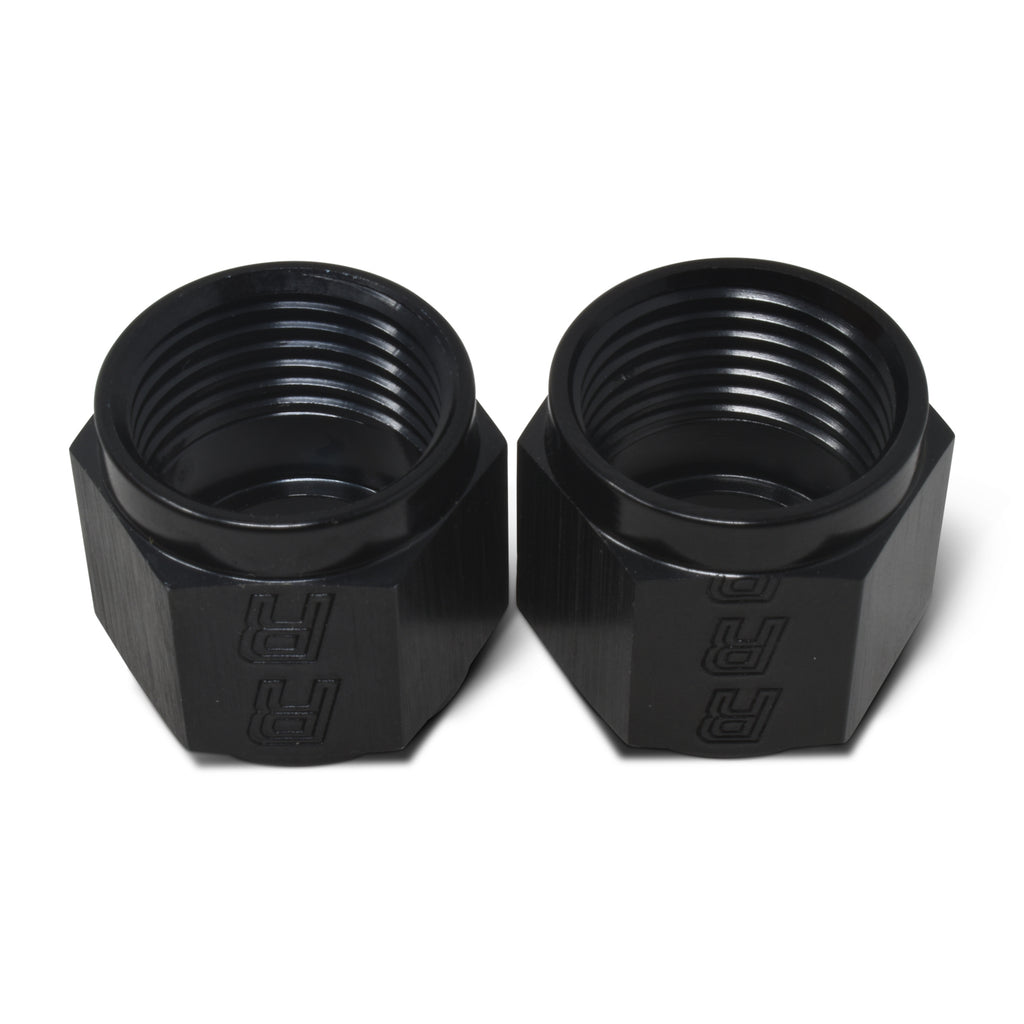 Performance--6-An-Tube-Nuts-38In-Dia.-(Black)-(2-Pcs.)