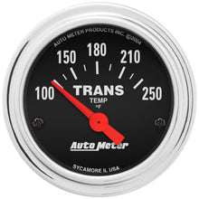 Load image into Gallery viewer, AutoMeter 2552 GAUGE, TRANS TEMP, 2 1/16", 100-250?F, ELECTRIC, TRADITIONAL CHROME