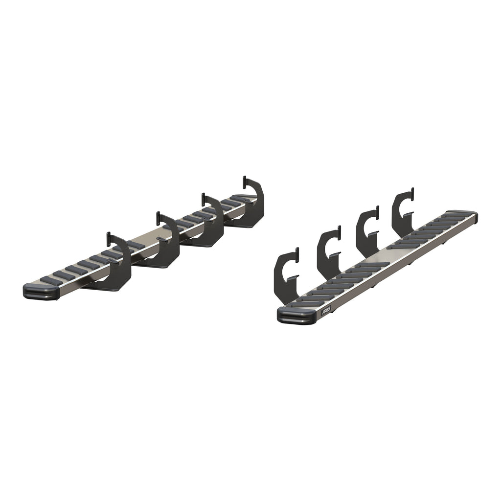 ARIES 2553001 NovaTrac 6" x 91" Polished Stainless Running Boards, Fits Select Cherolet Avalanche, Silverado 1500, Suburban, Tahoe, GMC Sierra 1500, 2500, 3500, Yukon for Select Chevrolet Silverado 2500 HD