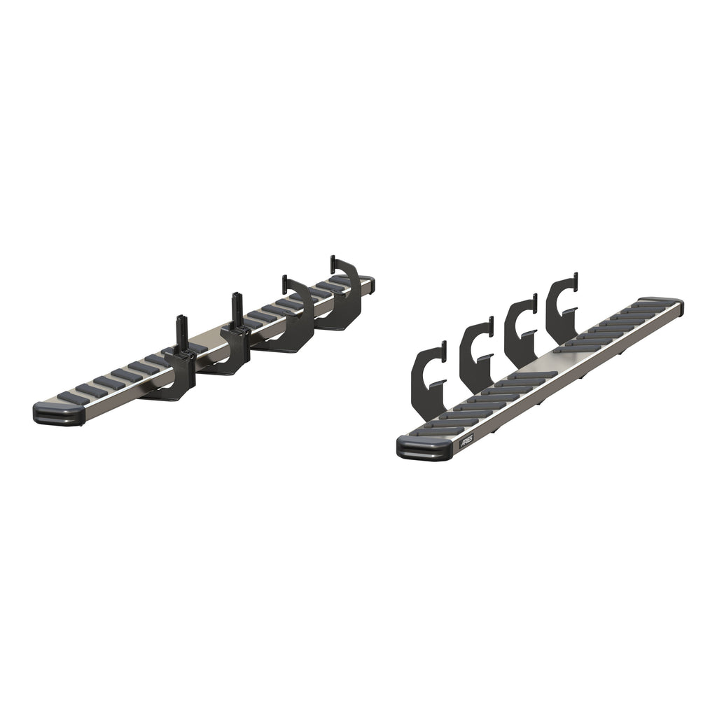 ARIES 2553008 NovaTrac 6" x 91" Polished Stainless Running Boards, Select Silverado, Sierra Diesel for Select Chevrolet Silverado 2500 HD