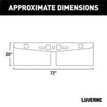 Load image into Gallery viewer, Luverne 255300 LUVERNE 255300 20-Inch Long Textured Rubber Tow Guard Hitch-Mounted Mud Flaps fo