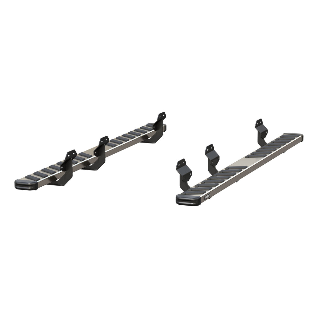 ARIES 2553017 NovaTrac 6" x 91" Polished Stainless Running Boards, Select F-150, F-150 Lightning, F-250 Super Duty, F-350 Super Duty, F-450 Super Duty, F-550 Super Duty for Select Ford F-150
