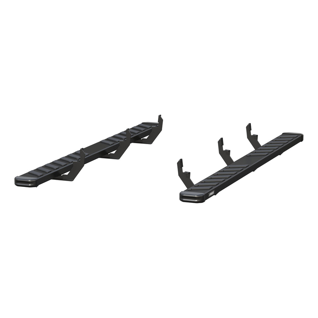 ARIES 2554002 NovaTrac 6" x 85" Black E-Coat Steel Running Boards, Select Chevy Colorado, GMC Canyon for Select Chevrolet Colorado