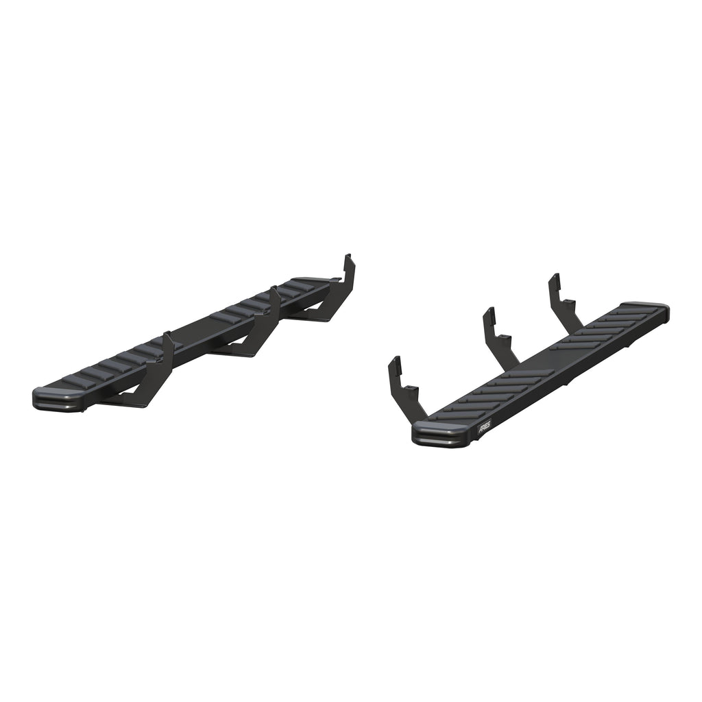 ARIES 2554003 NovaTrac 6" x 75" Black E-Coat Steel Running Boards, Select Chevrolet Colorado, GMC Canyon for Select Chevrolet Colorado