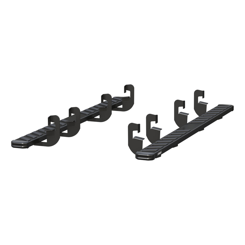 ARIES 2554004 2553004 NovaTrac 6" x 91" Black E-Coat Steel Running Boards, Fits Select Silverado, Sierra for Select Chevrolet Silverado 1500