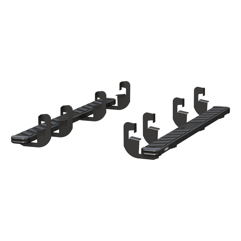 ARIES 2554005 NovaTrac 6" x 75" Black E-Coat Steel Running Boards, Select Chevrolet Silverado, GMC Sierra for Select Chevrolet Silverado 1500